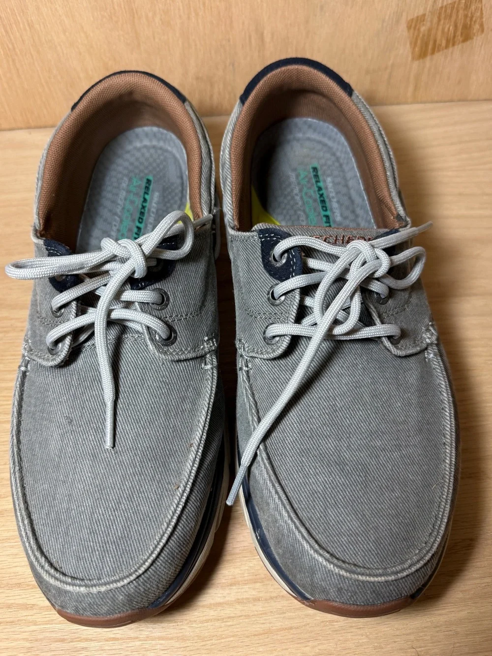 Skechers Men Boat Shoes 10.5 Gray